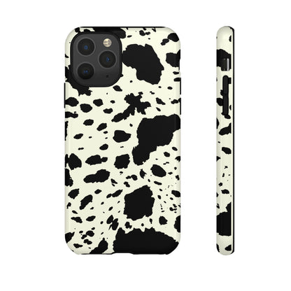 iPHONE Cow Print Tough Phone Cases l Durable Protection