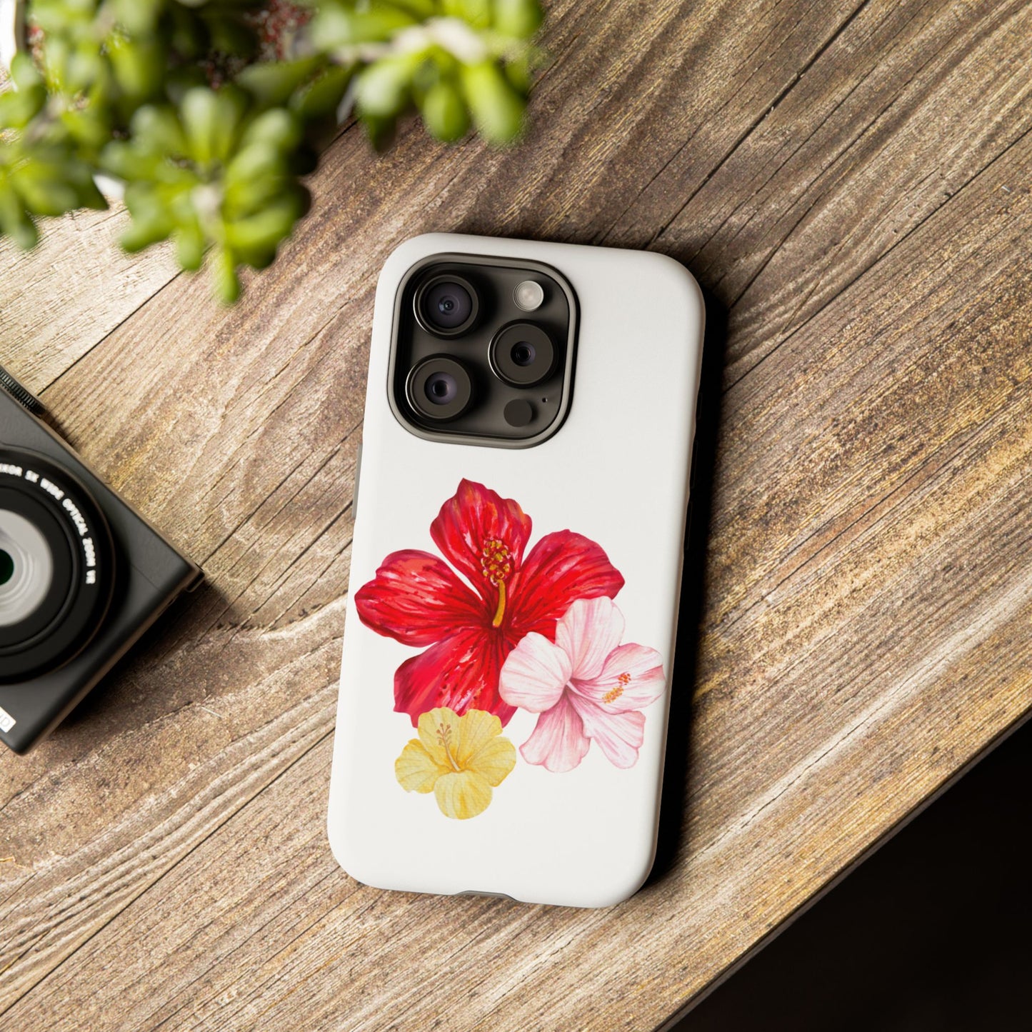 iPHONE Hibiscus Tough Cases l Tropical Vibe
