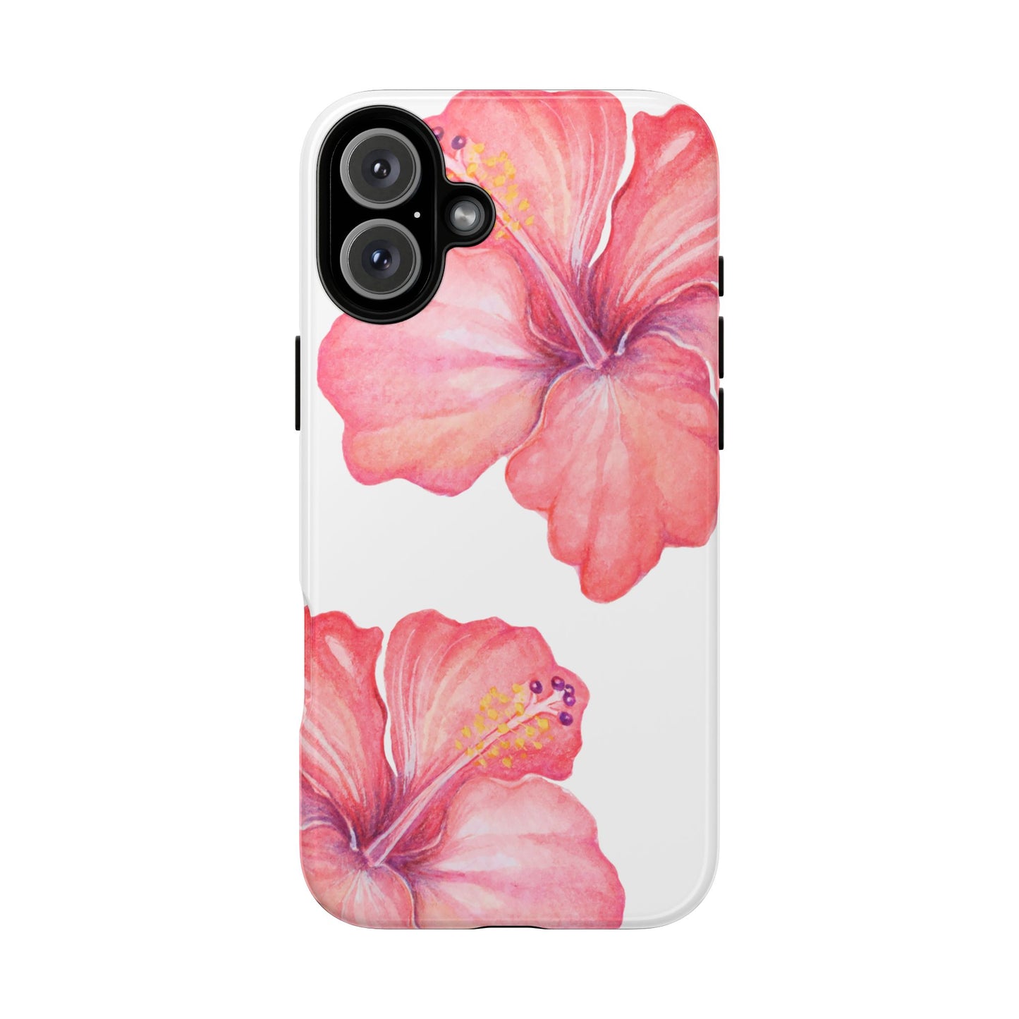 iPHONE Hibiscus Tough Case l Summer Vibe Mobile Case