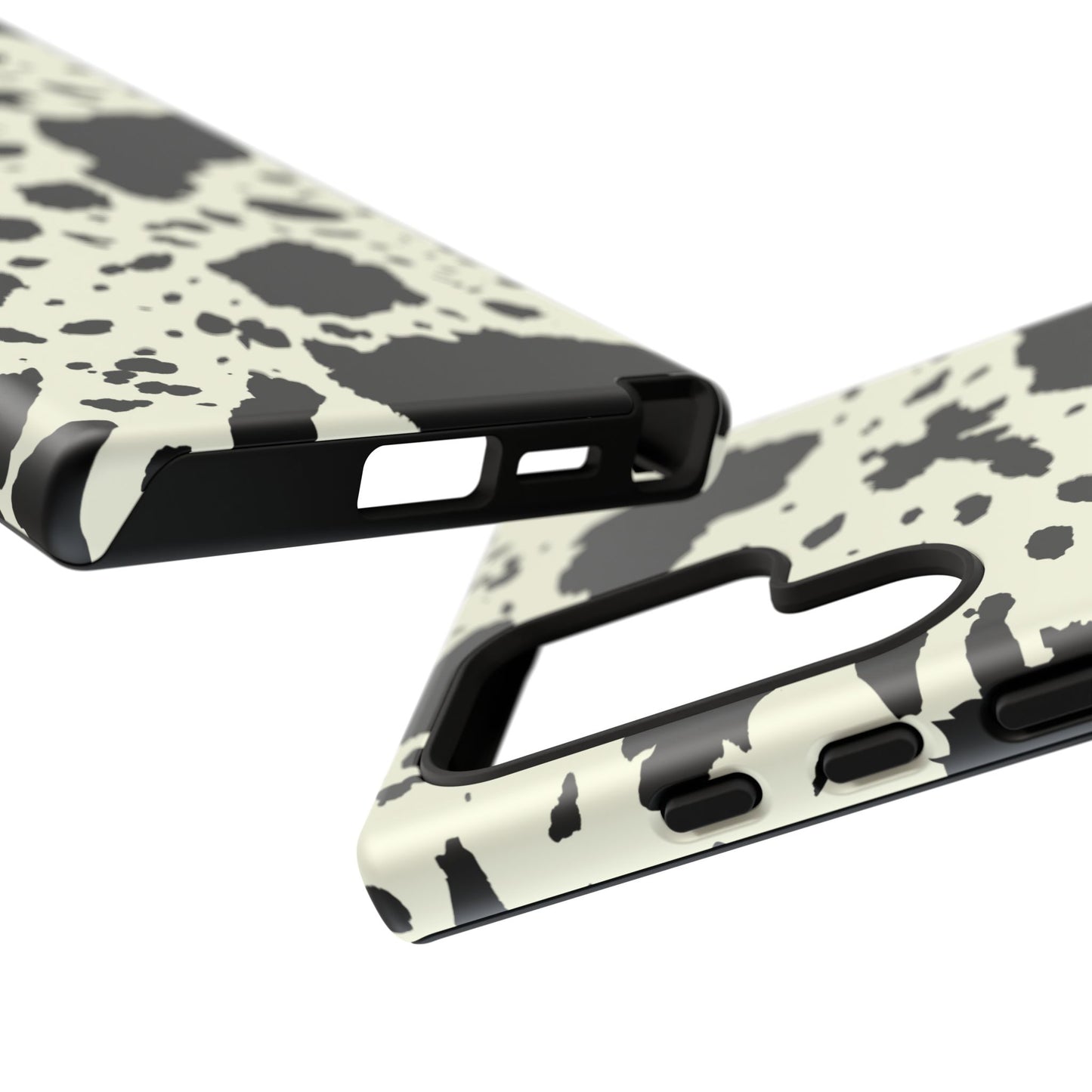 SAMSUNG Cow Print Tough Phone Cases l Durable Protection