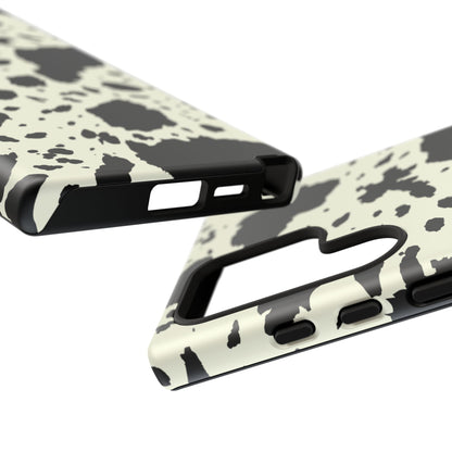 SAMSUNG Cow Print Tough Phone Cases l Durable Protection