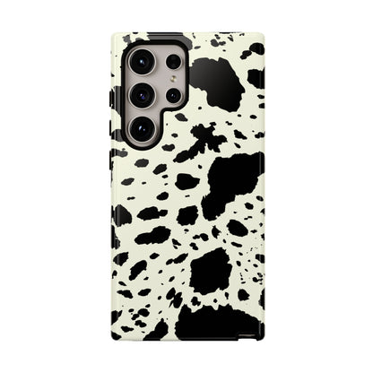 SAMSUNG Cow Print Tough Phone Cases l Durable Protection