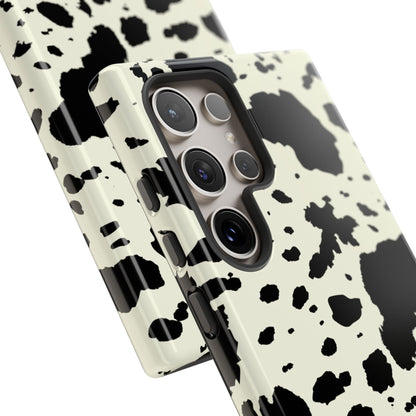 SAMSUNG Cow Print Tough Phone Cases l Durable Protection