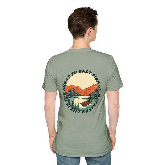 Nature Lover’s Fishing T-Shirt - Perfect for Outdoor Adventures, Gift for Fishermen, Eco-Friendly Tee, Camping Apparel, Great for Dad