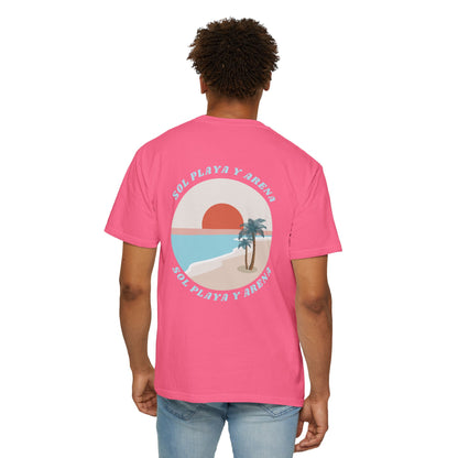 "Sol, Playa, y Arena" Beach Vibe T-Shirt Summer Apparel l Unisex Casual Wear