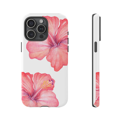 iPHONE Hibiscus Tough Case l Summer Vibe Mobile Case