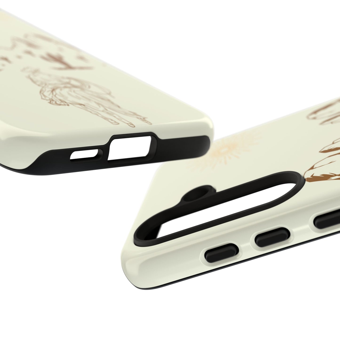 SAMSUNG Cowboy Riding into the Sunset Tough Phone Case