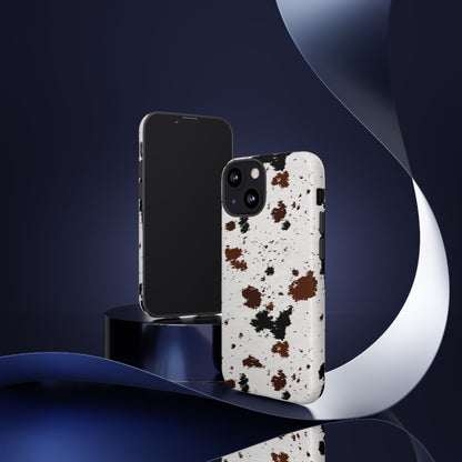 iPHONE Cow Print Tough Phone Case l GIFT FOR HIM AND HER