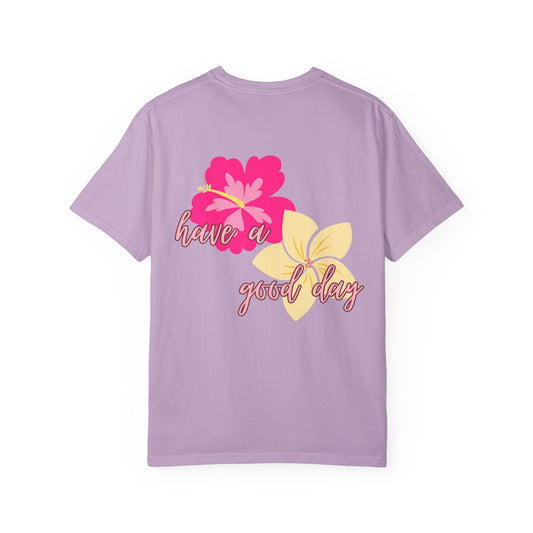 T-Shirt with Floral Print l Cheery Apparel for Summer, Casual Style