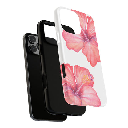 iPHONE Hibiscus Tough Case l Summer Vibe Mobile Case