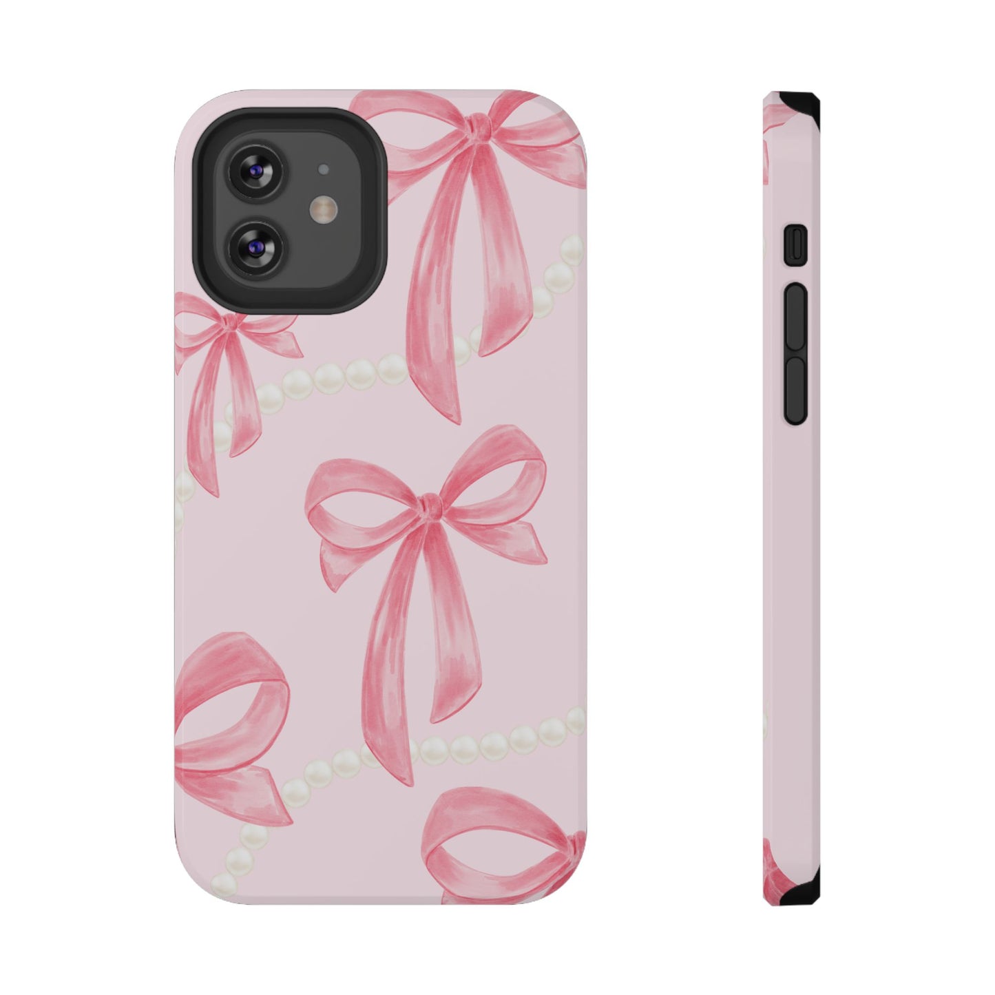 Chic Cute Bow Pink Phone Case - Impact Phone Case
