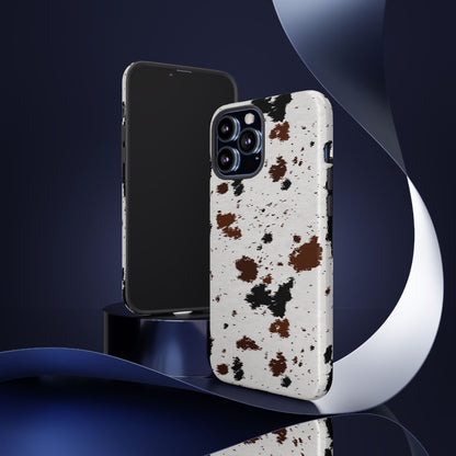 iPHONE Cow Print Tough Phone Case l GIFT FOR HIM AND HER