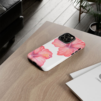 iPHONE Hibiscus Tough Case l Summer Vibe Mobile Case