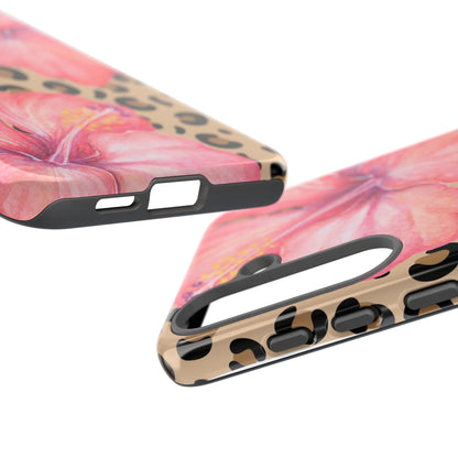 Leopard and Hibiscus SAMSUNG Tough Cases l Perfect for the Summer