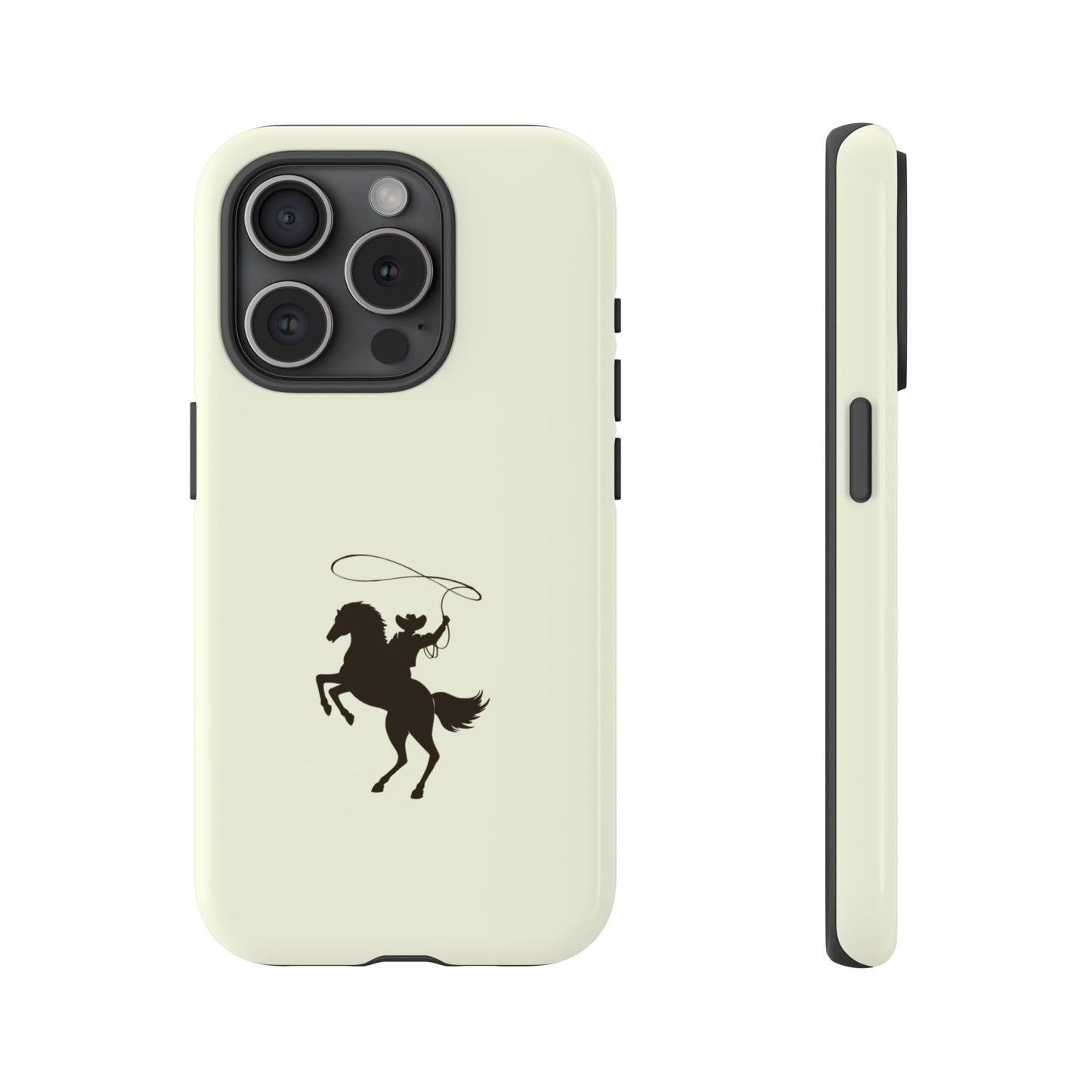 iPHONE Western Horse Rider Phone Case l Durable Phone Cover, Cowboy Style, Tough Case