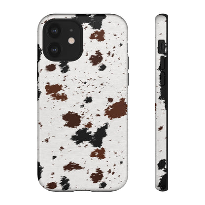iPHONE Cow Print Tough Phone Case l GIFT FOR HIM AND HER