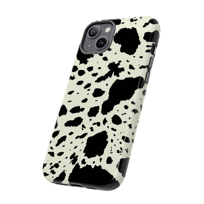 iPHONE Cow Print Tough Phone Cases l Durable Protection