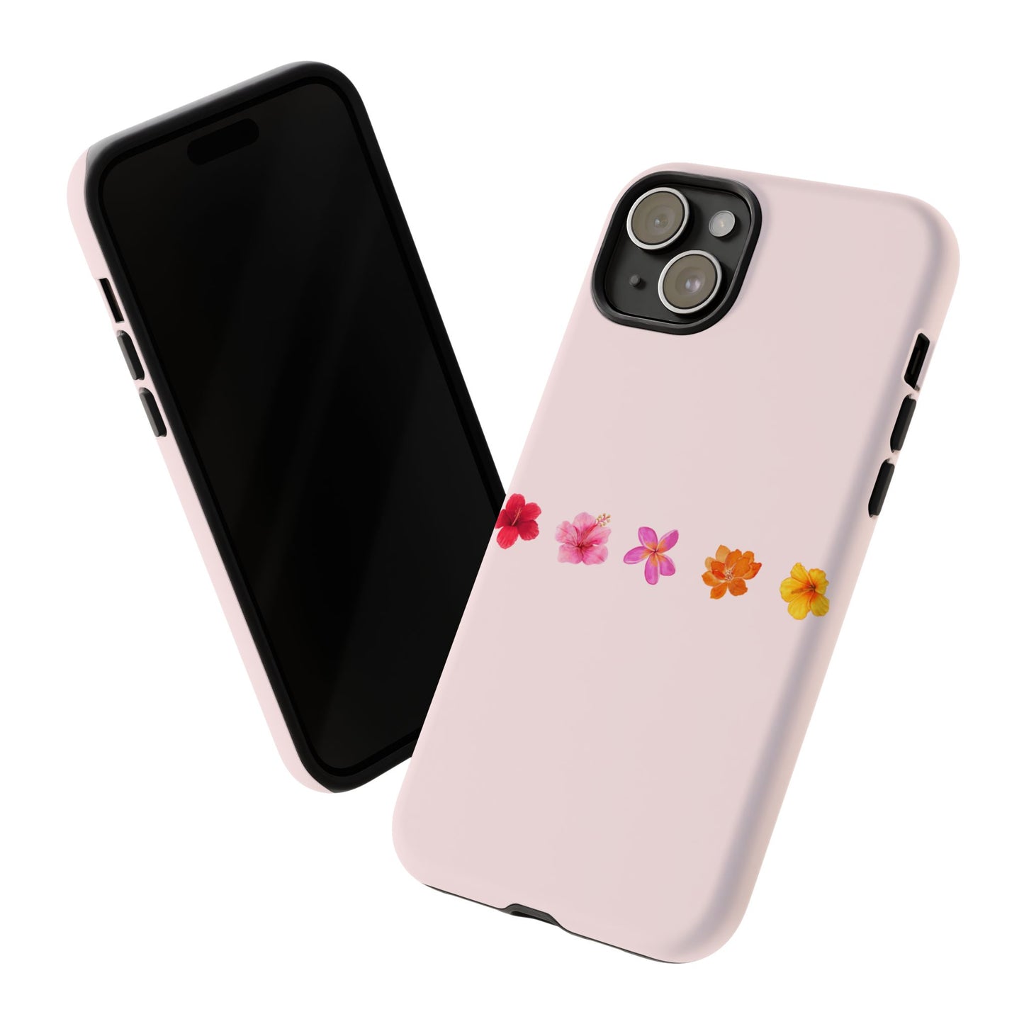 iPHONE Flower-Patterned Phone Case l Tough Cases for Women