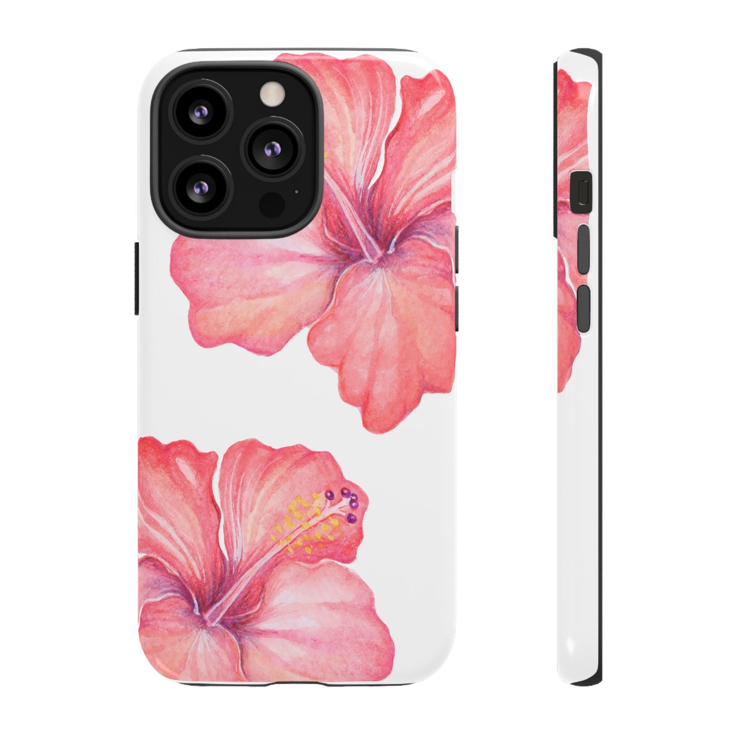 iPHONE Hibiscus Tough Case l Summer Vibe Mobile Case