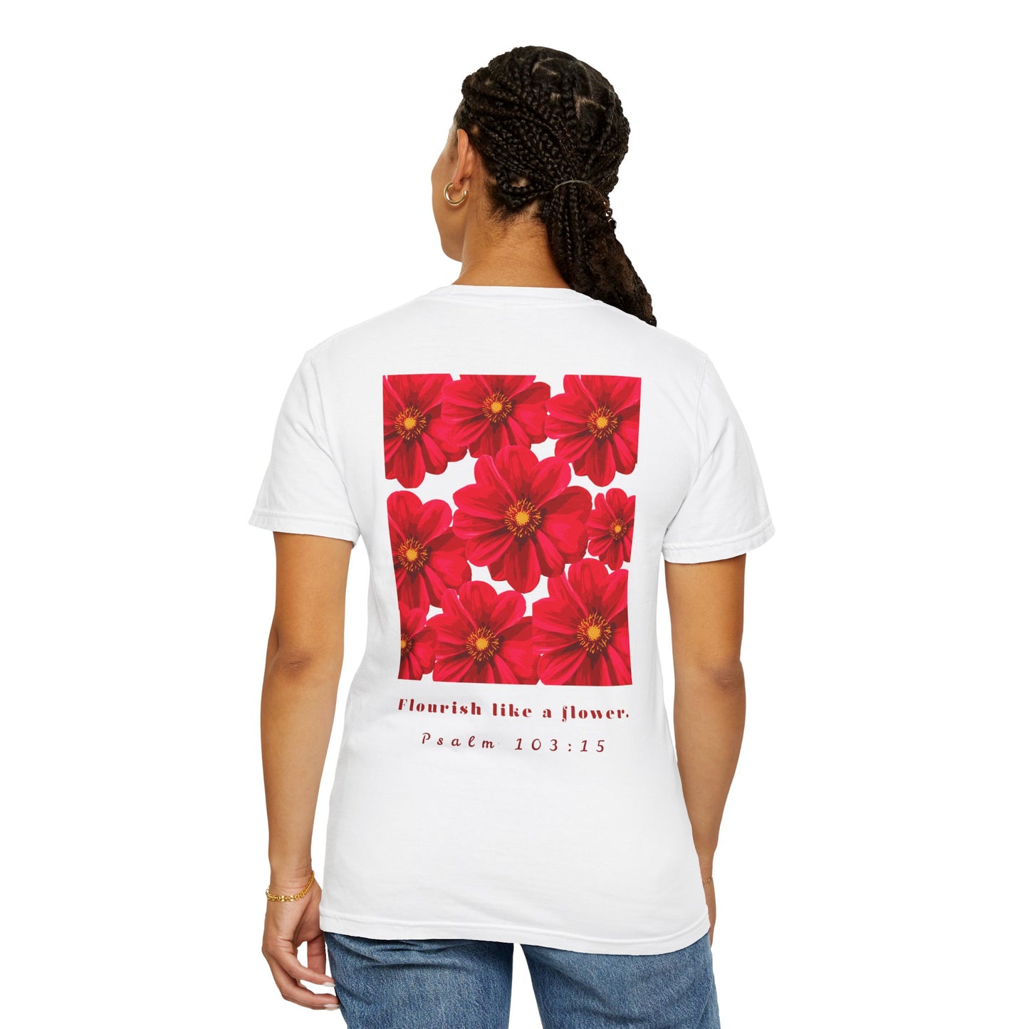 Floral Quote T-shirt l Gift for Her, Casual Wear, Daily Style