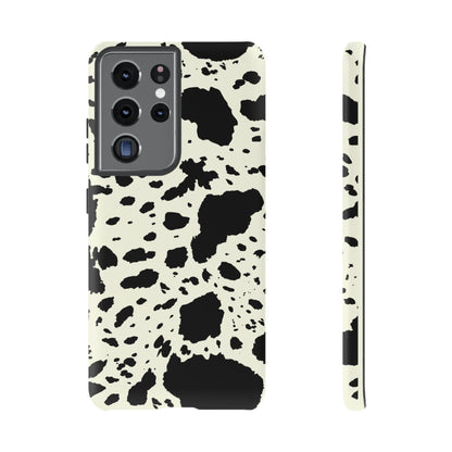 SAMSUNG Cow Print Tough Phone Cases l Durable Protection