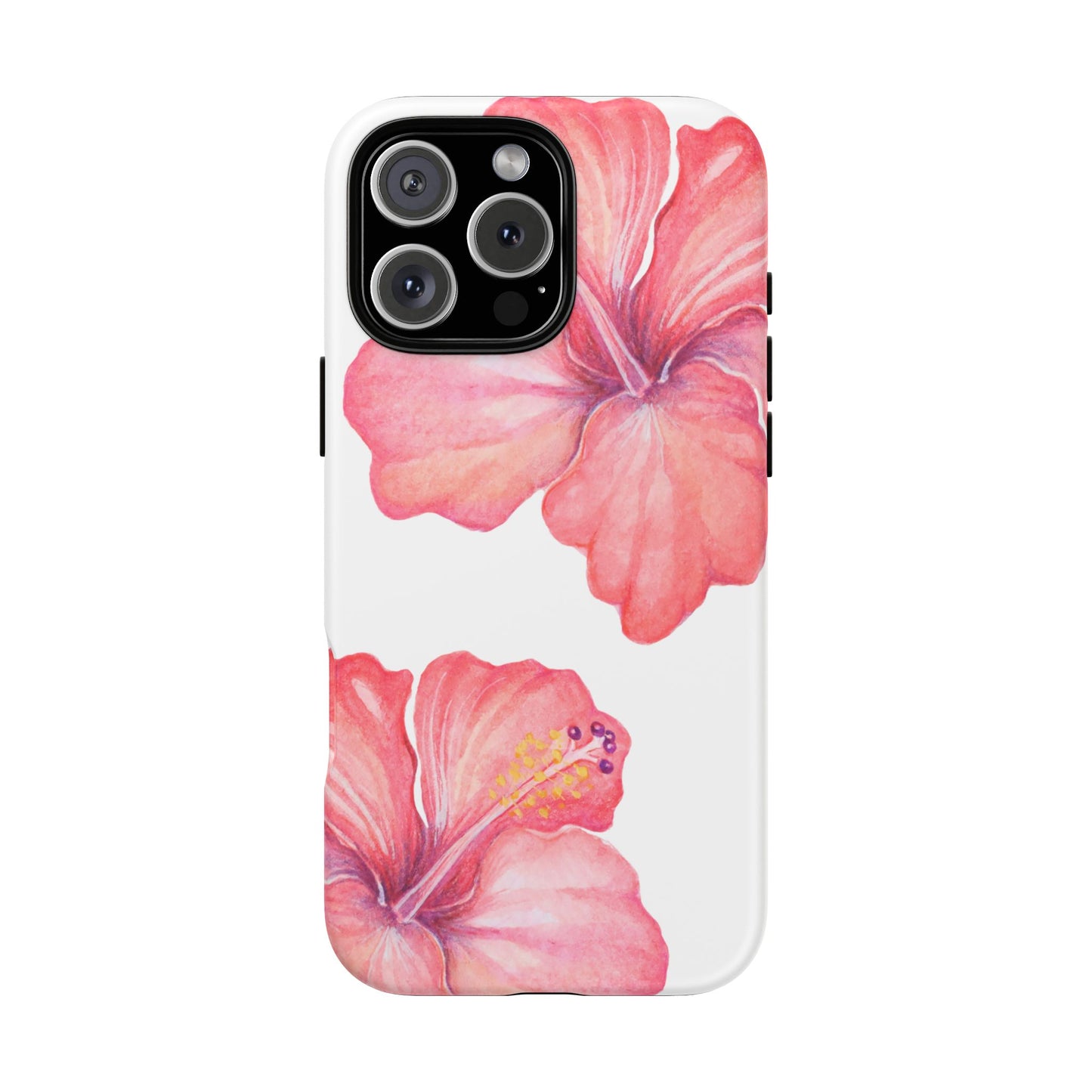 iPHONE Hibiscus Tough Case l Summer Vibe Mobile Case