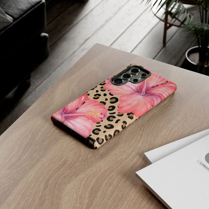 Leopard and Hibiscus SAMSUNG Tough Cases l Perfect for the Summer
