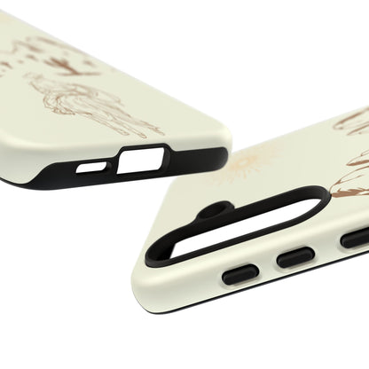 SAMSUNG Cowboy Riding into the Sunset Tough Phone Case