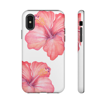 iPHONE Hibiscus Tough Case l Summer Vibe Mobile Case