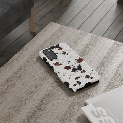 SAMSUNG Cow Print Tough Phone Case l GIFT FOR HIM AND HER