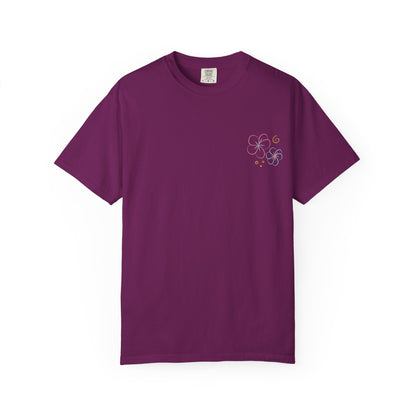 Pastel Hibiscus Logo Garment-Dyed Tee l Summer Essential