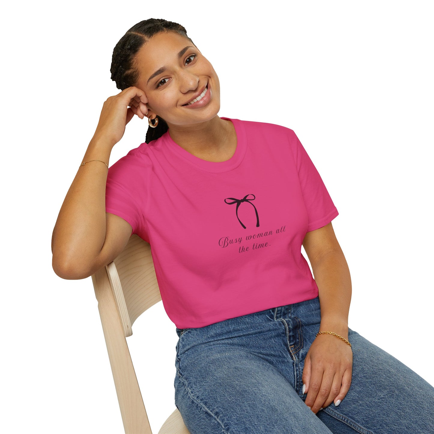 Busy Woman Casual T-Shirt - Unisex Softstyle Tee