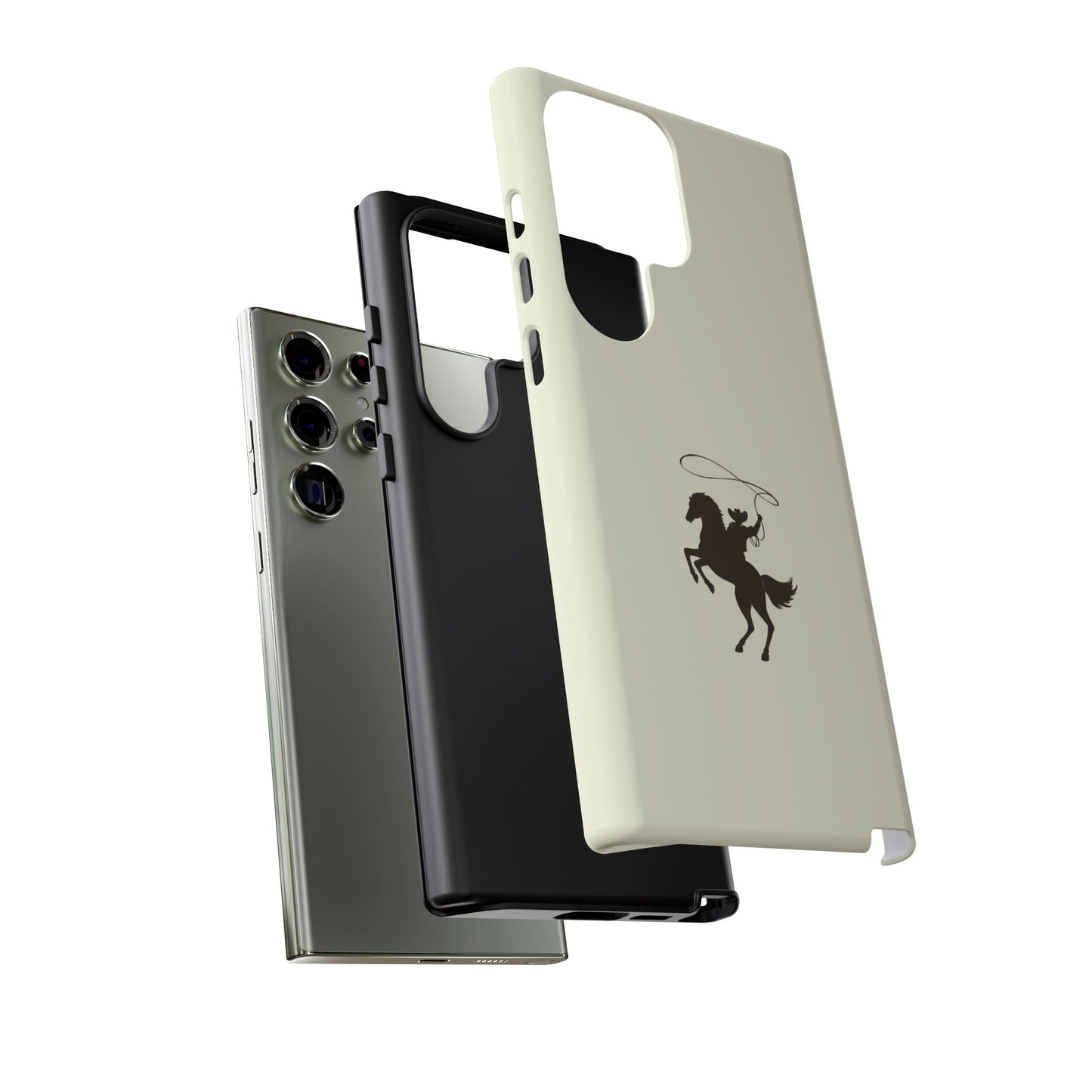 SAMSUNG Western Horse Rider Phone Case l Durable Phone Cover, Cowboy Style, Tough Case