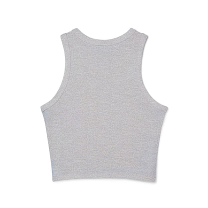 "A Little Bit Dramatic" - Cute Women's Micro Rib Racer Tank Top