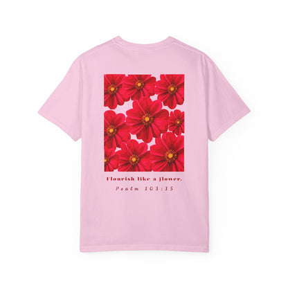Floral Quote T-shirt l Gift for Her, Casual Wear, Daily Style