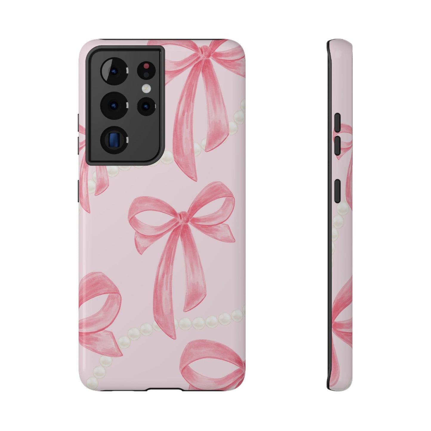 Chic Cute Bow Pink Phone Case - Impact Phone Case