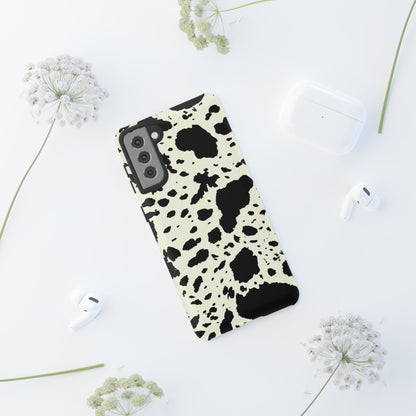 SAMSUNG Cow Print Tough Phone Cases l Durable Protection