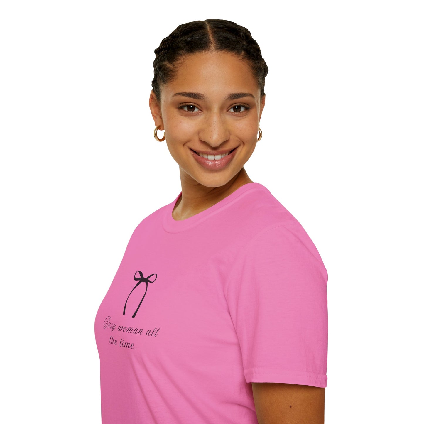 Busy Woman Casual T-Shirt - Unisex Softstyle Tee