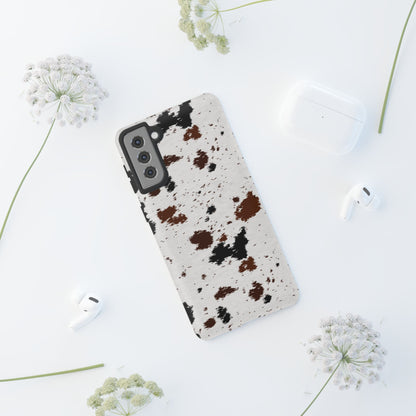 SAMSUNG Cow Print Tough Phone Case l GIFT FOR HIM AND HER
