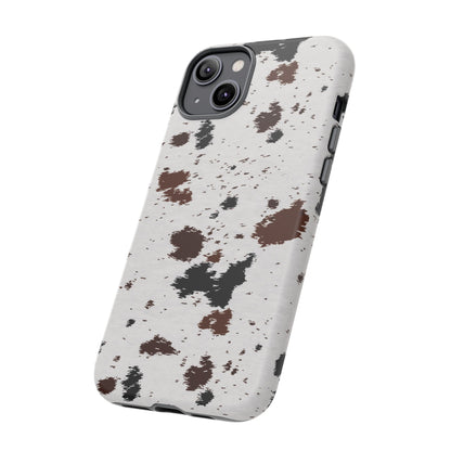 iPHONE Cow Print Tough Phone Case l GIFT FOR HIM AND HER