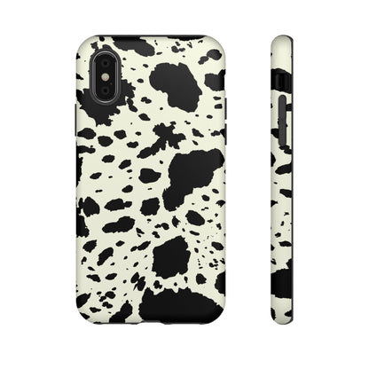 iPHONE Cow Print Tough Phone Cases l Durable Protection