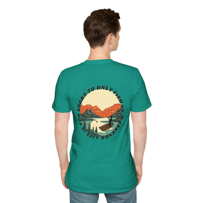 Nature Lover’s Fishing T-Shirt - Perfect for Outdoor Adventures, Gift for Fishermen, Eco-Friendly Tee, Camping Apparel, Great for Dad