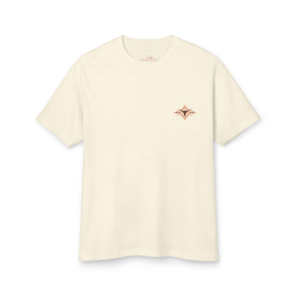 Bohemian Cowboy Graphic Tee - Unisex Heavyweight Cotton T-Shirt