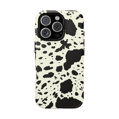 iPHONE Cow Print Tough Phone Cases l Durable Protection