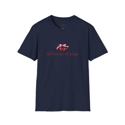 Feminine Energy Unisex Softstyle T-Shirt - Positive Vibes for Everyday Wear