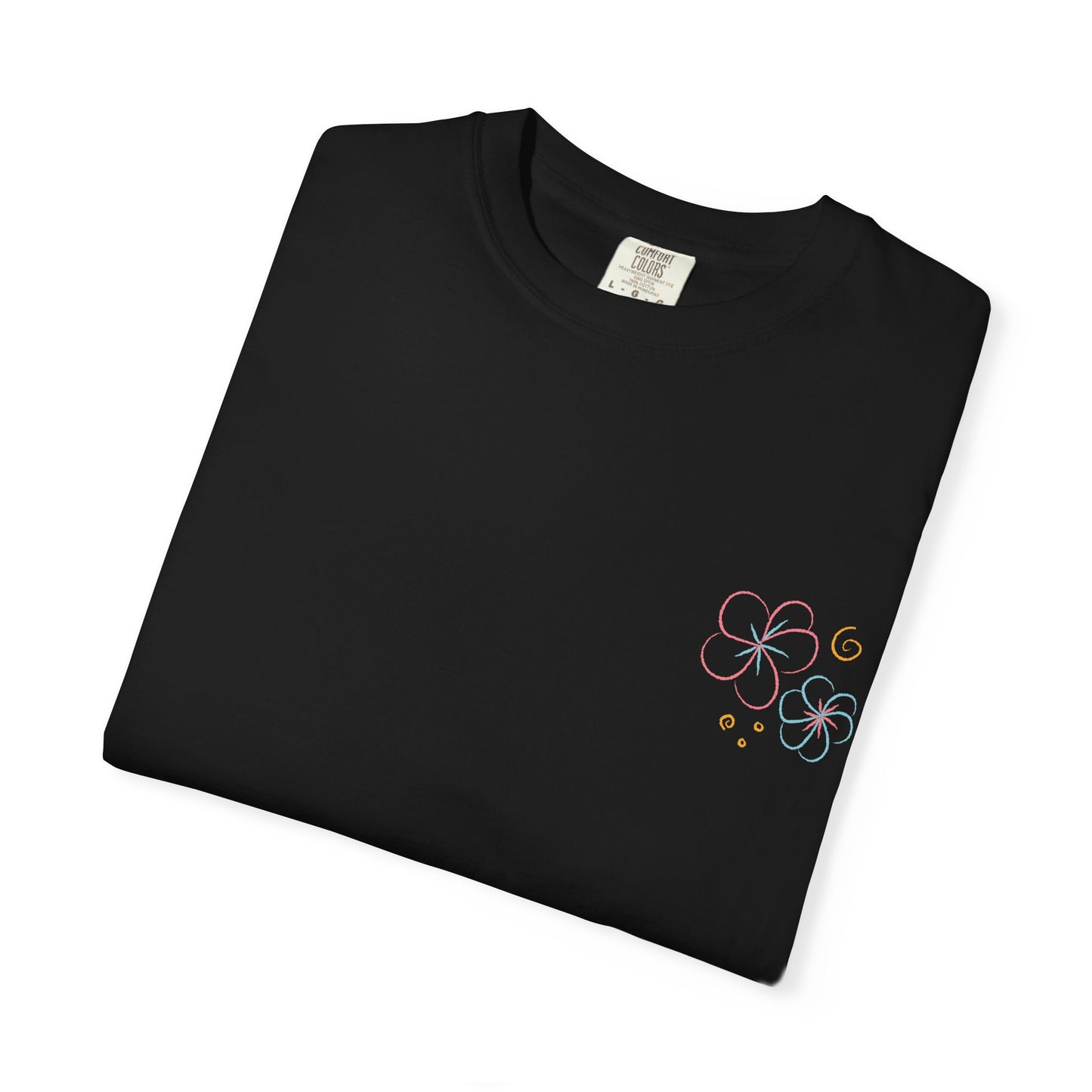 Pastel Hibiscus Logo Garment-Dyed Tee l Summer Essential