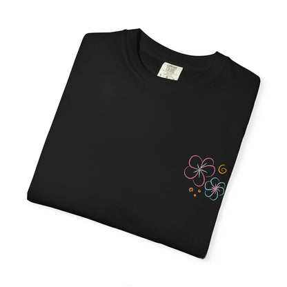 Pastel Hibiscus Logo Garment-Dyed Tee l Summer Essential