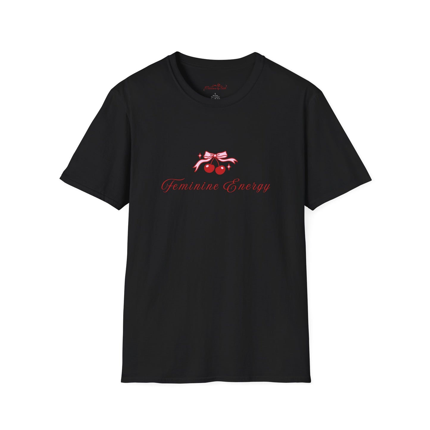 Feminine Energy Unisex Softstyle T-Shirt - Positive Vibes for Everyday Wear