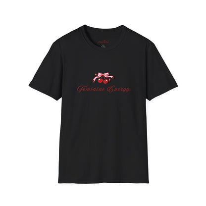 Feminine Energy Unisex Softstyle T-Shirt - Positive Vibes for Everyday Wear