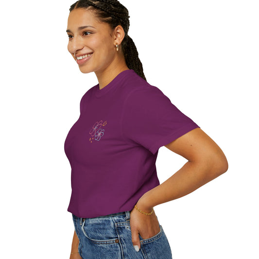 Pastel Hibiscus Logo Garment-Dyed Tee l Summer Essential